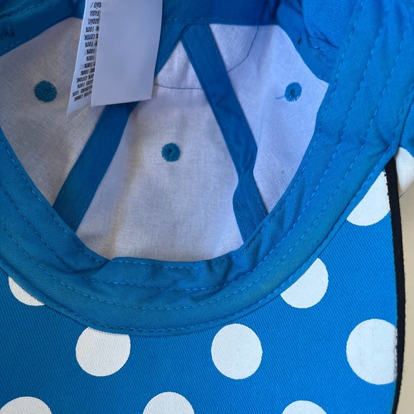 Disney Blue and Black Polka Dot Minnie Mouse Hat - Picture 8 of 10